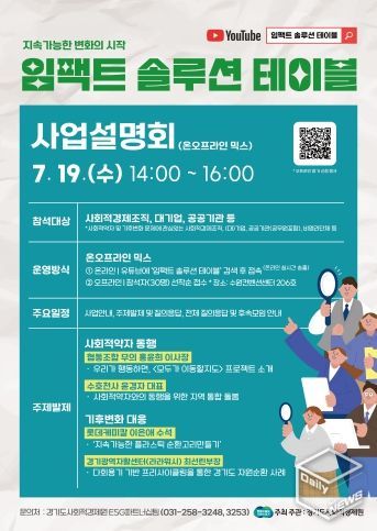 ‘2023년 임팩트 솔루션 테이블’ 웹포스터