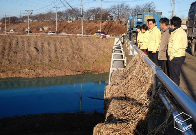 관리천 공공수역 오염사고 현장 방문