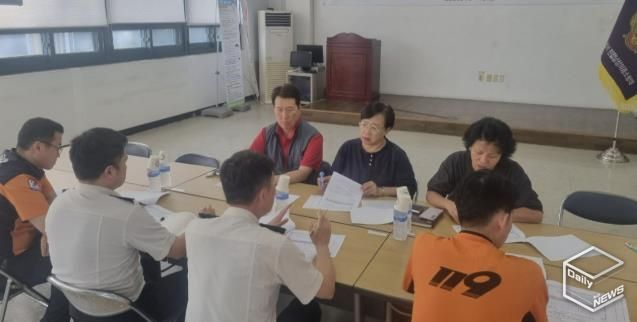 경기도의회 조미자 의원, 진접119안전센터 승강기 설치 방안 논의