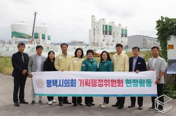 3일차 제1,2첨단복합산업단지 방문한 평택시의회 기획행정위원회