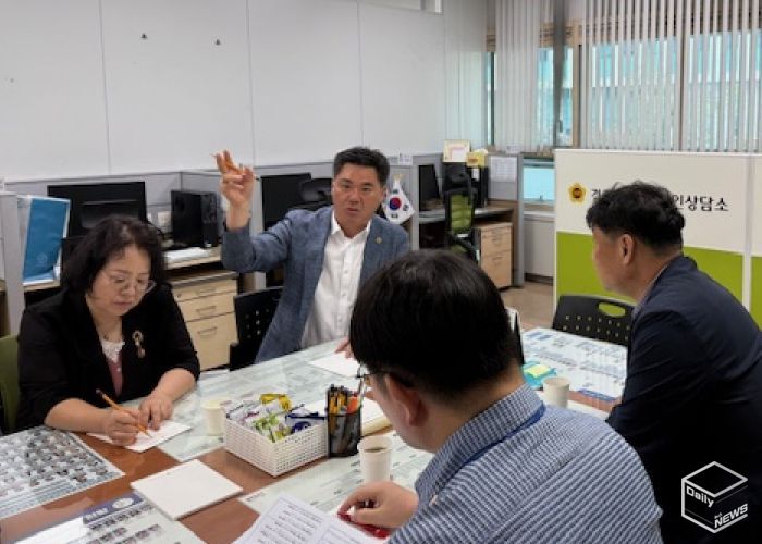 정하용 의원, 상하동 광역버스·교통안전 위한 정담회 개최