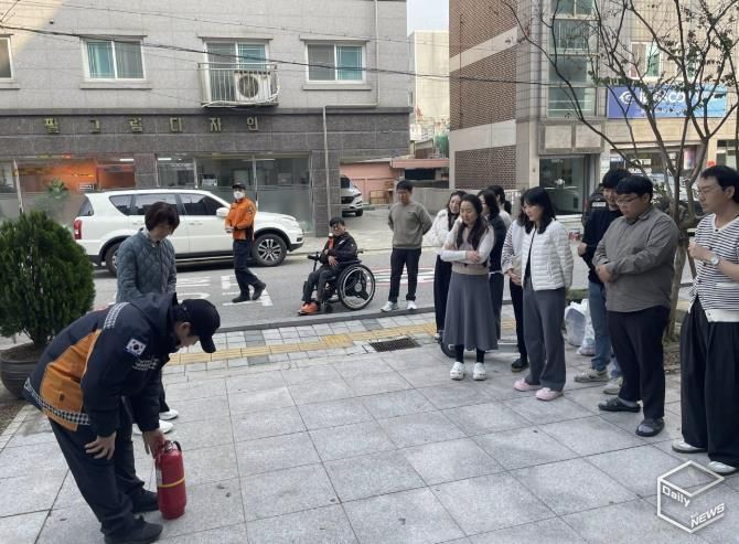 수원시 팔달구 화서1동, 2025년 공공기관 합동 소방훈련 실시