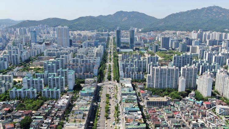 안양 평촌신도시 전경