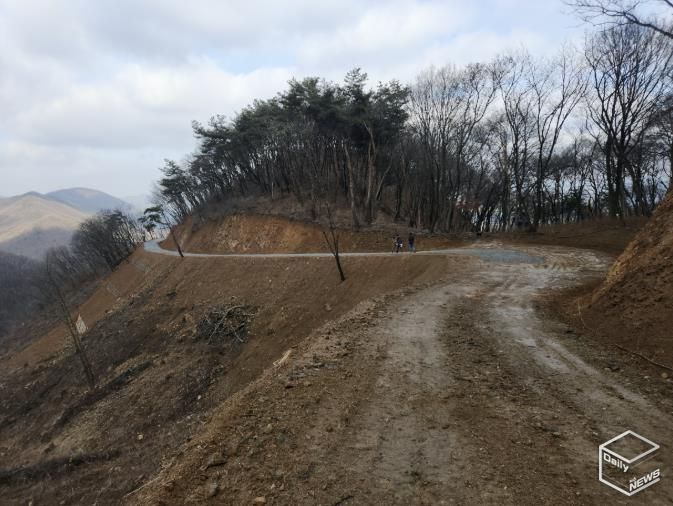 용인특례시가 처인구 원삼면 학일리 일원에 조성한 간선임도