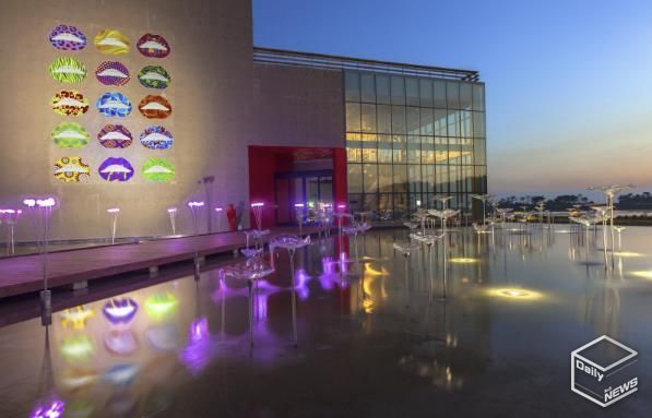 유리섬박물관 전경.